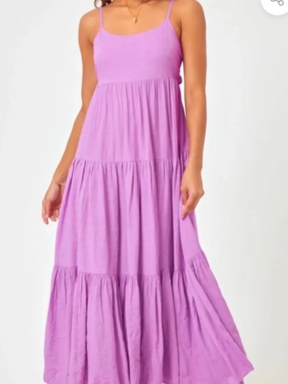 Anthropologie L SPACE Santorini Maxi Dress Beach Dress Cover Up XS